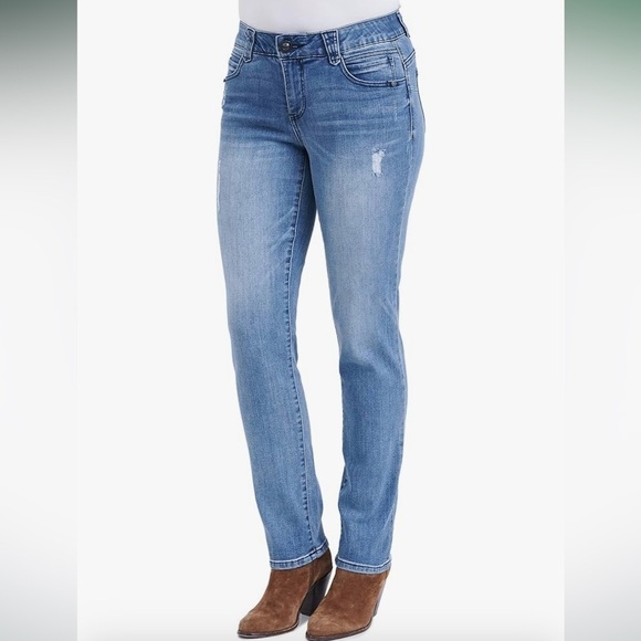 Democracy Women's Ab Solution Straight Leg Jean Sz 16 - Picture 3 of 11